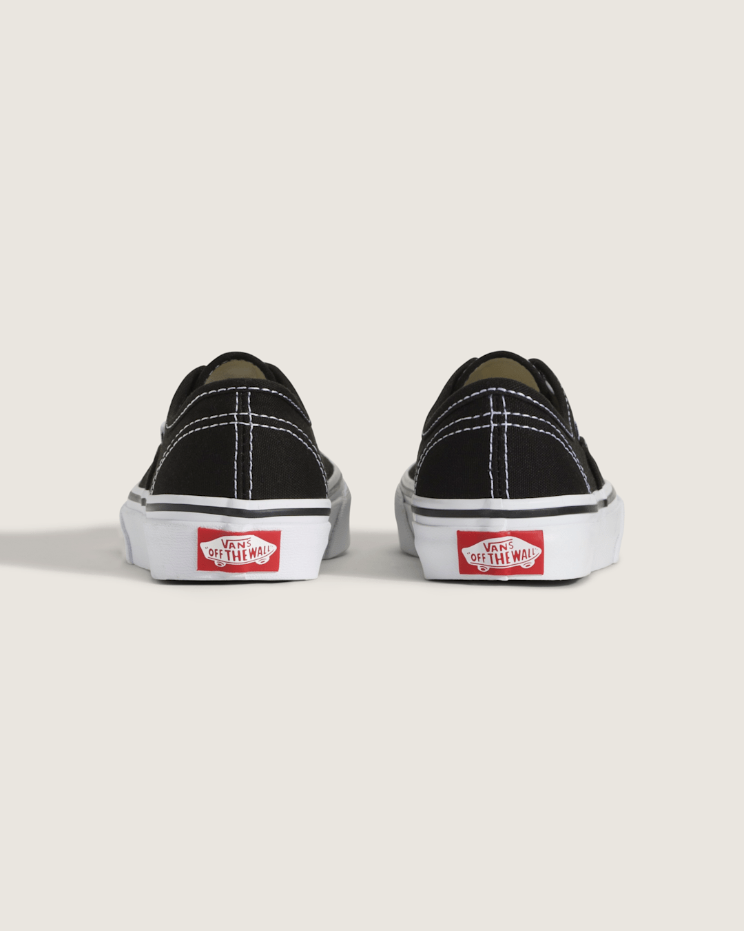 Vans Kids Authentic Black/True White Shoes