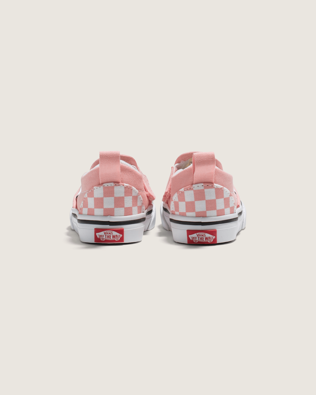 Vans Toddler Slip-On V Checkerboard Powder Pink/True White Shoes
