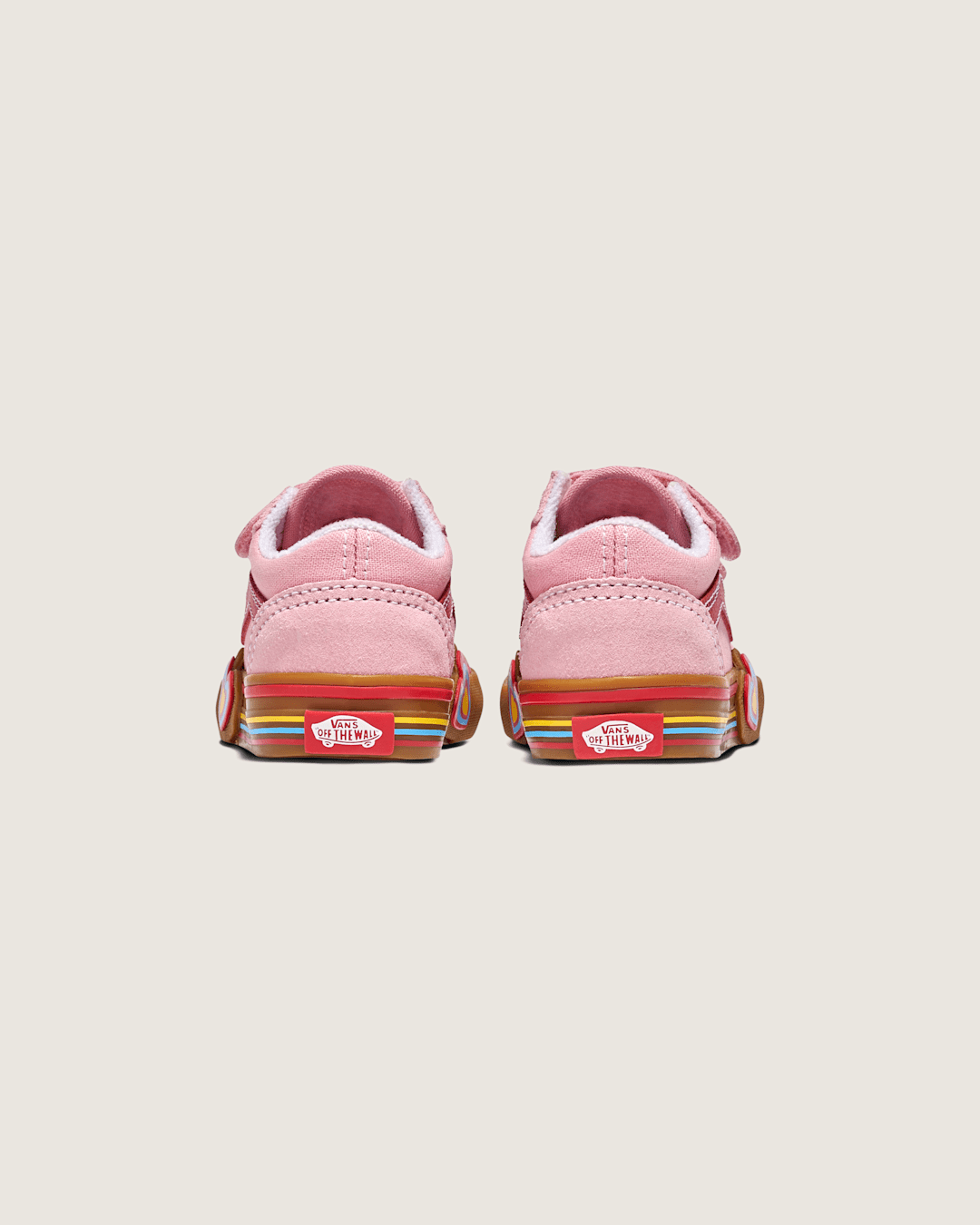 Vans Toddler Old Skool V Shoe in Gum Pink