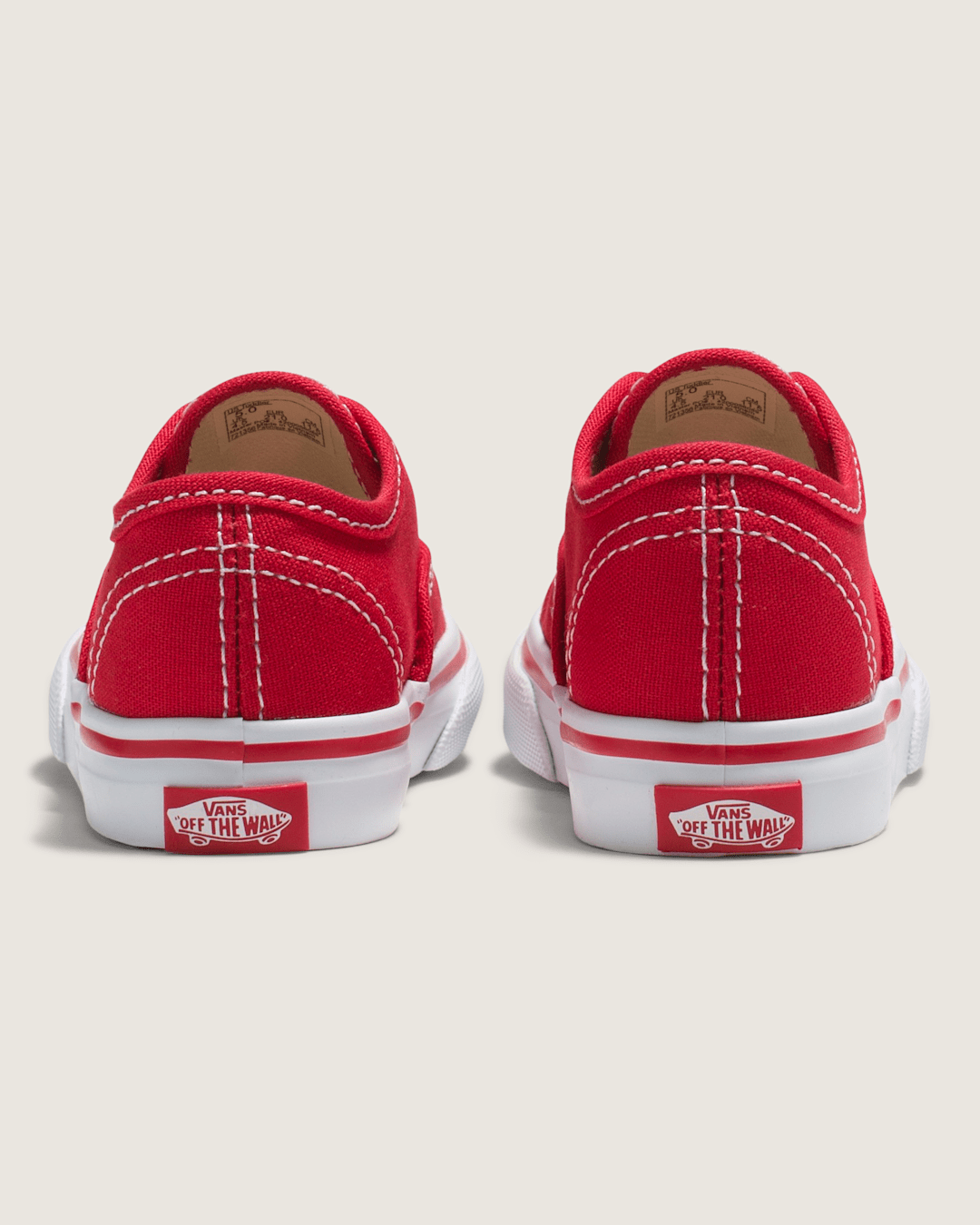 Vans Toddler Authentic Red Shoes
