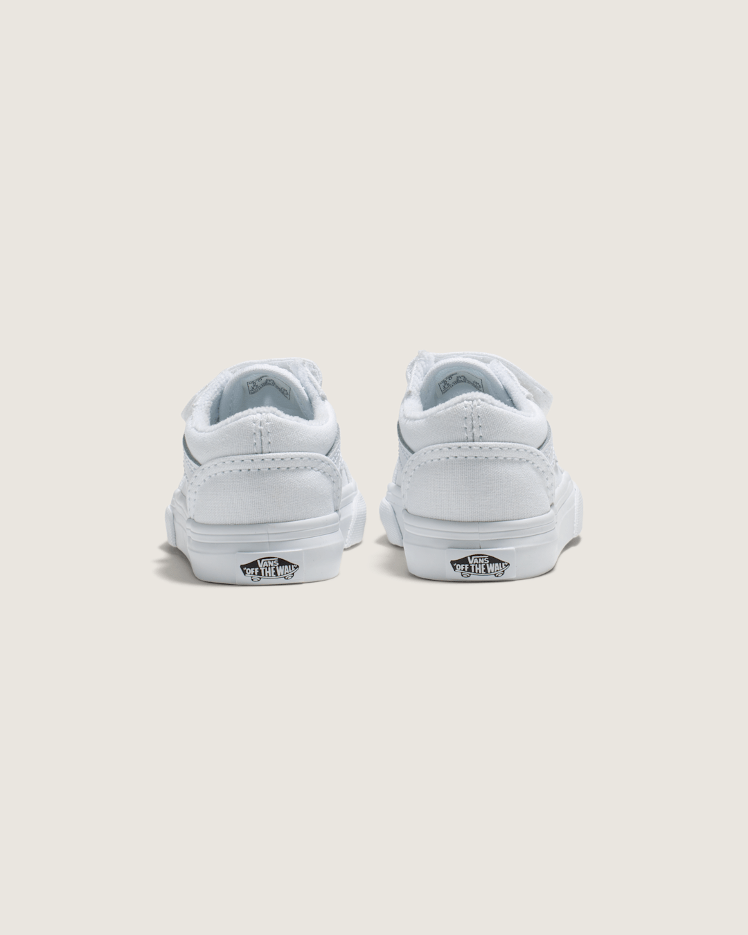 Vans Toddler Old Skool V True White/True White Shoes