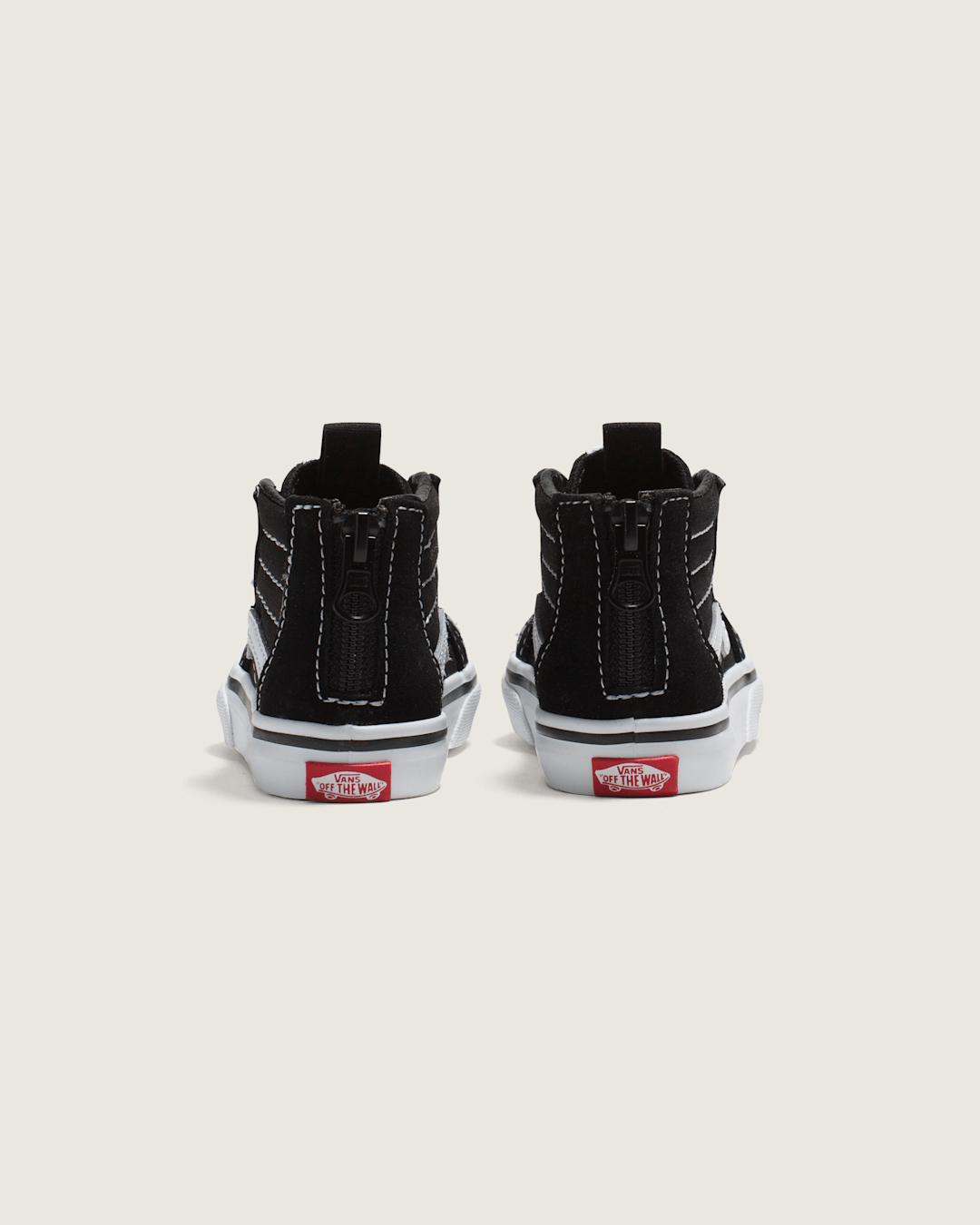 Vans Toddler Sk8-Hi Zip Black/White Shoes
