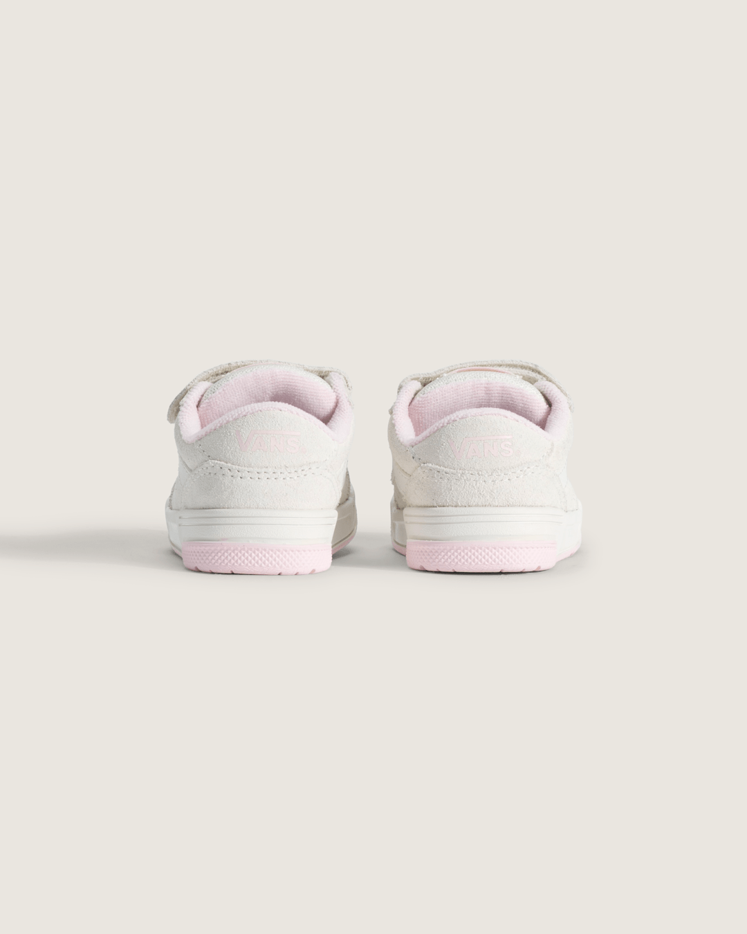 Vans Toddler Hylane V Shoe in Marshmallow White / Pink