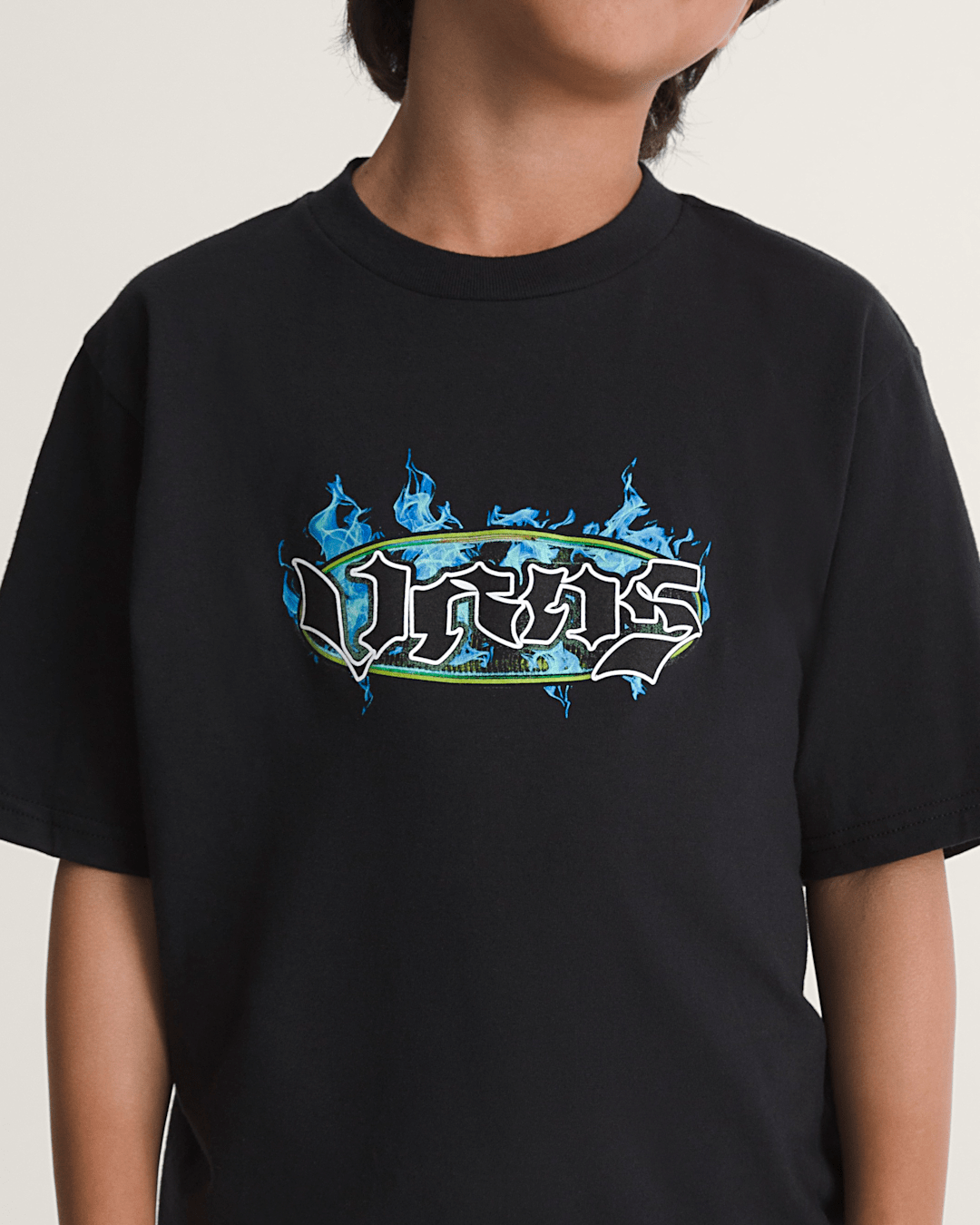 Vans Kids Night Spark T-Shirt in Black