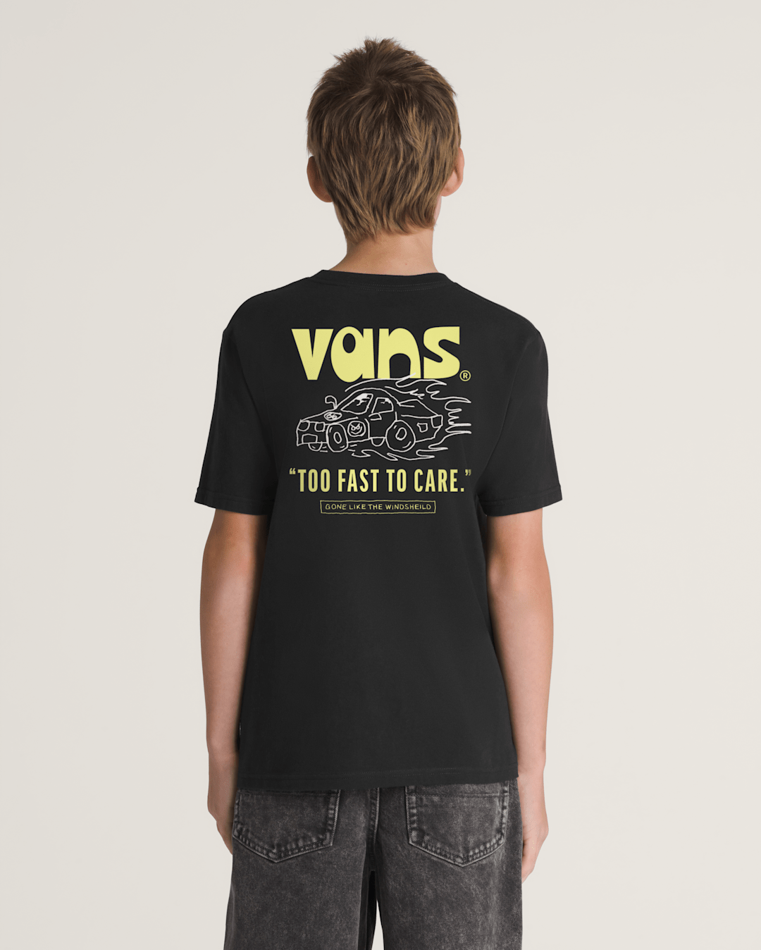 Vans Kids Too Fast T-Shirt in Black