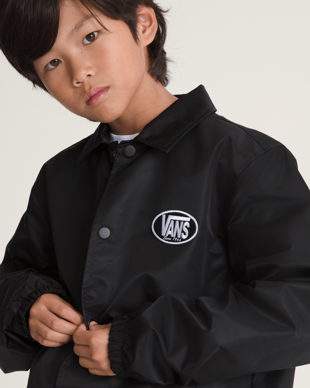 Vans Kids Torrey Coaches Jacket in Black