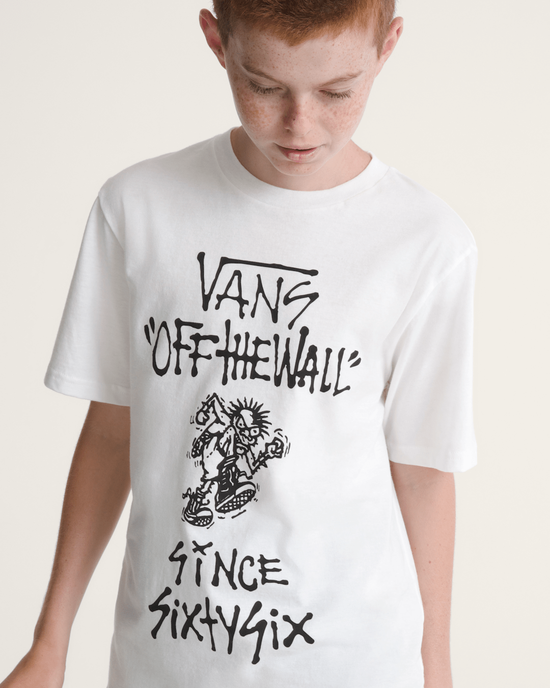 Vans Kids Let Loose T-Shirt in White