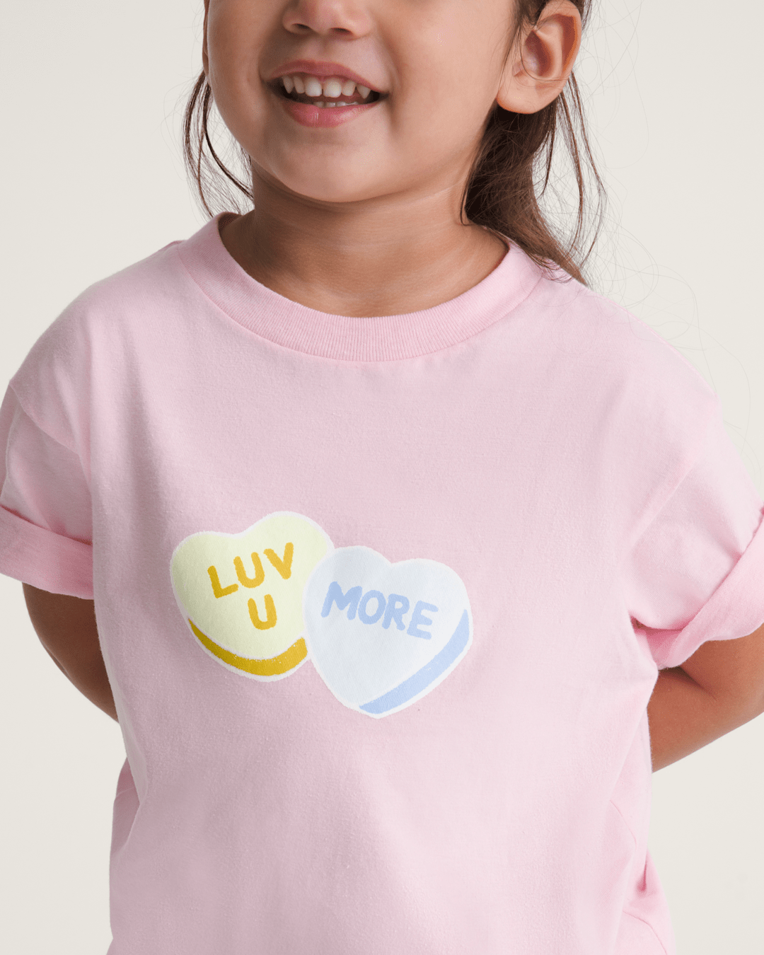 Vans Little Kids Candy Sweetheart T-Shirt in Pink