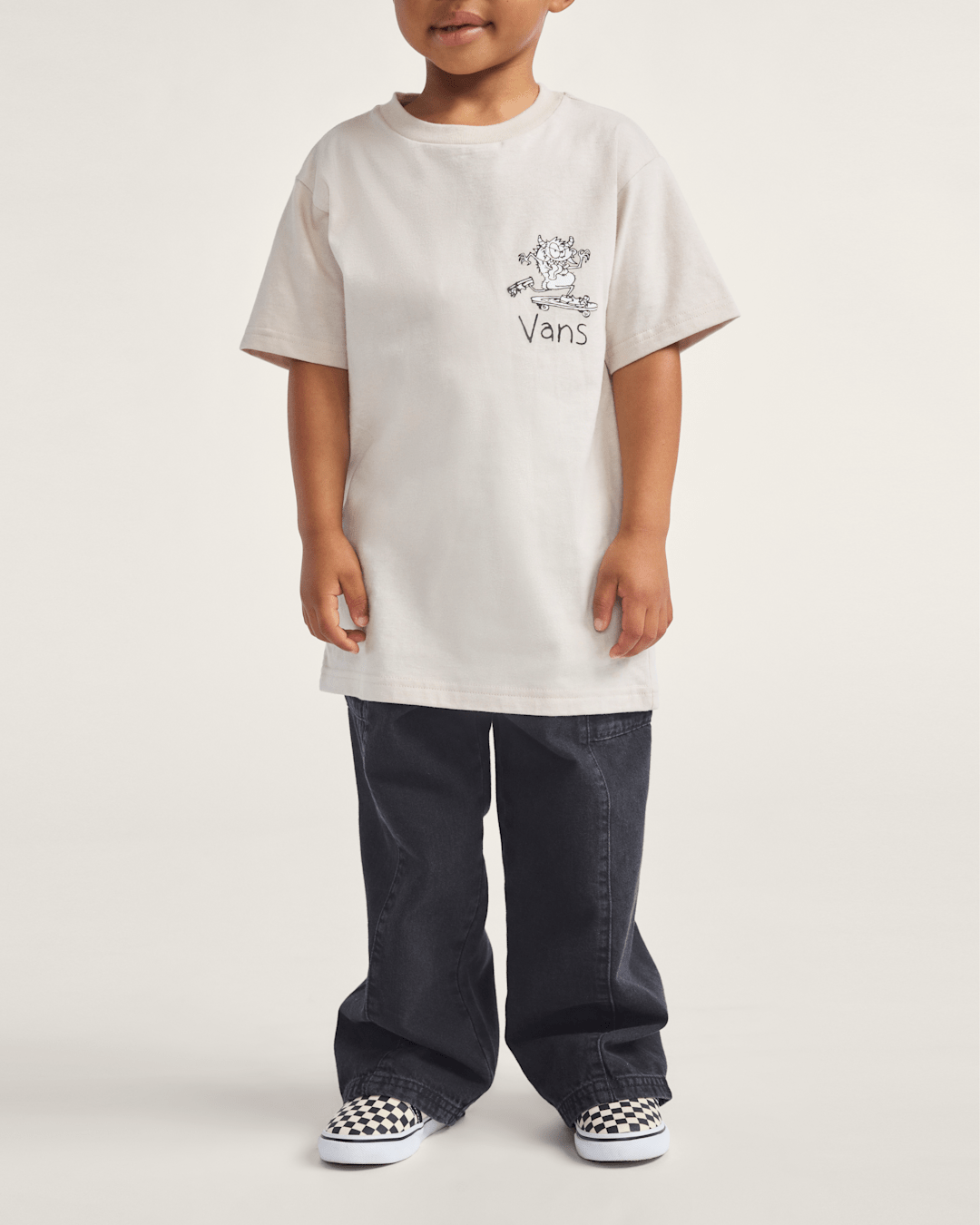 Vans Little Kids Naithin Denim Pants in Black