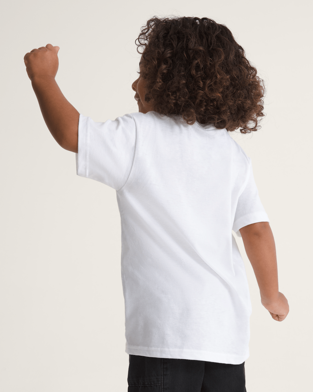 Vans Little Kids Keep on Pushing T-Shirt in White