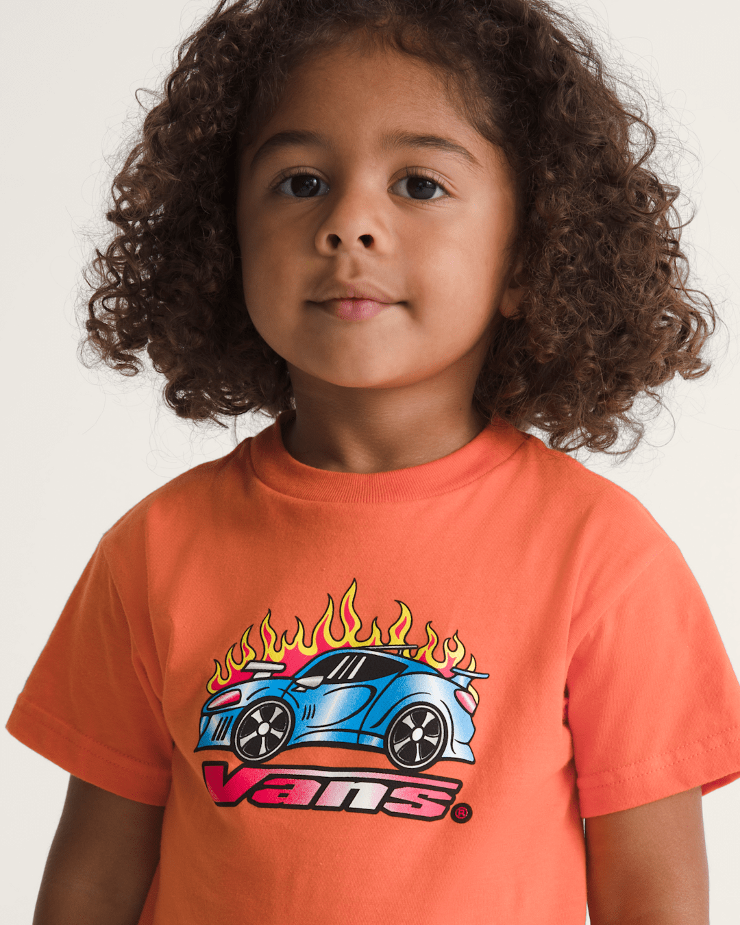 Vans Little Kids Formula V66 T-Shirt in Flame Red