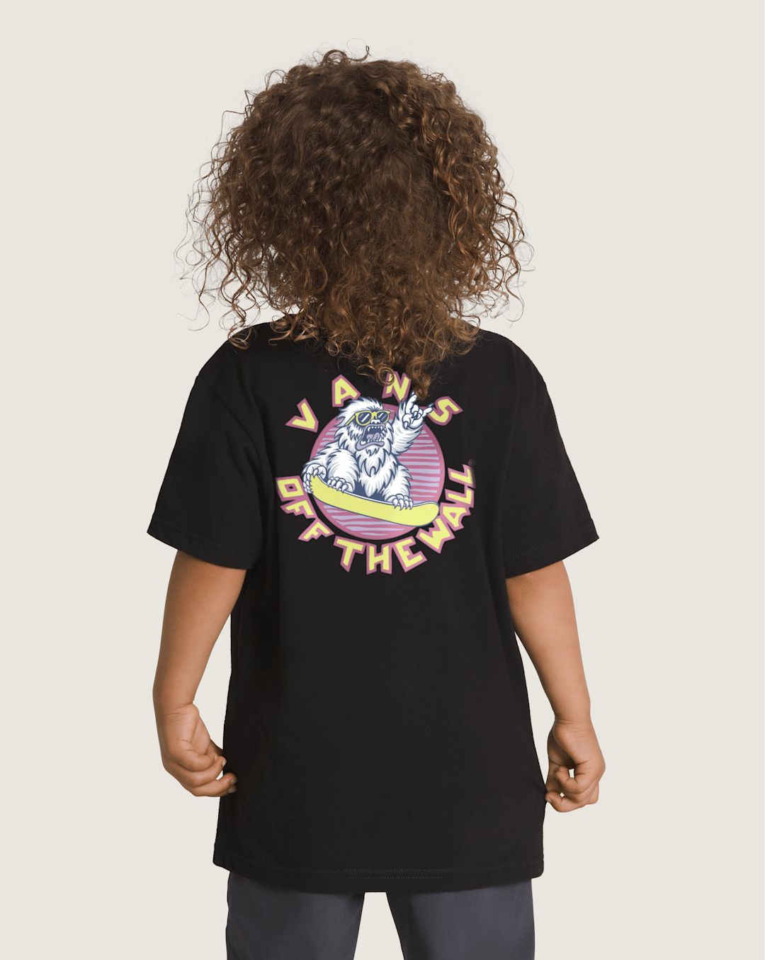 Vans Little Kids Yeti Jam T-Shirt in Black