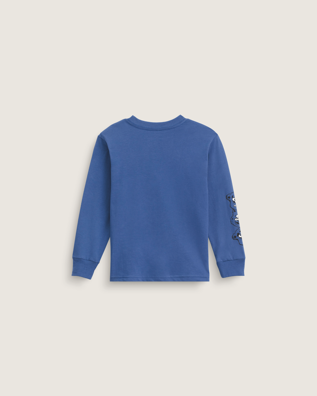 Vans Little Kids Dizzy Bear Long Sleeve T-Shirt in True Navy Blue