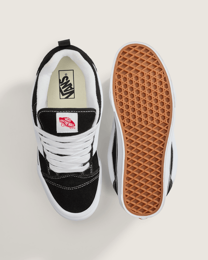 Vans Knu Skool Shoe in Black / True White