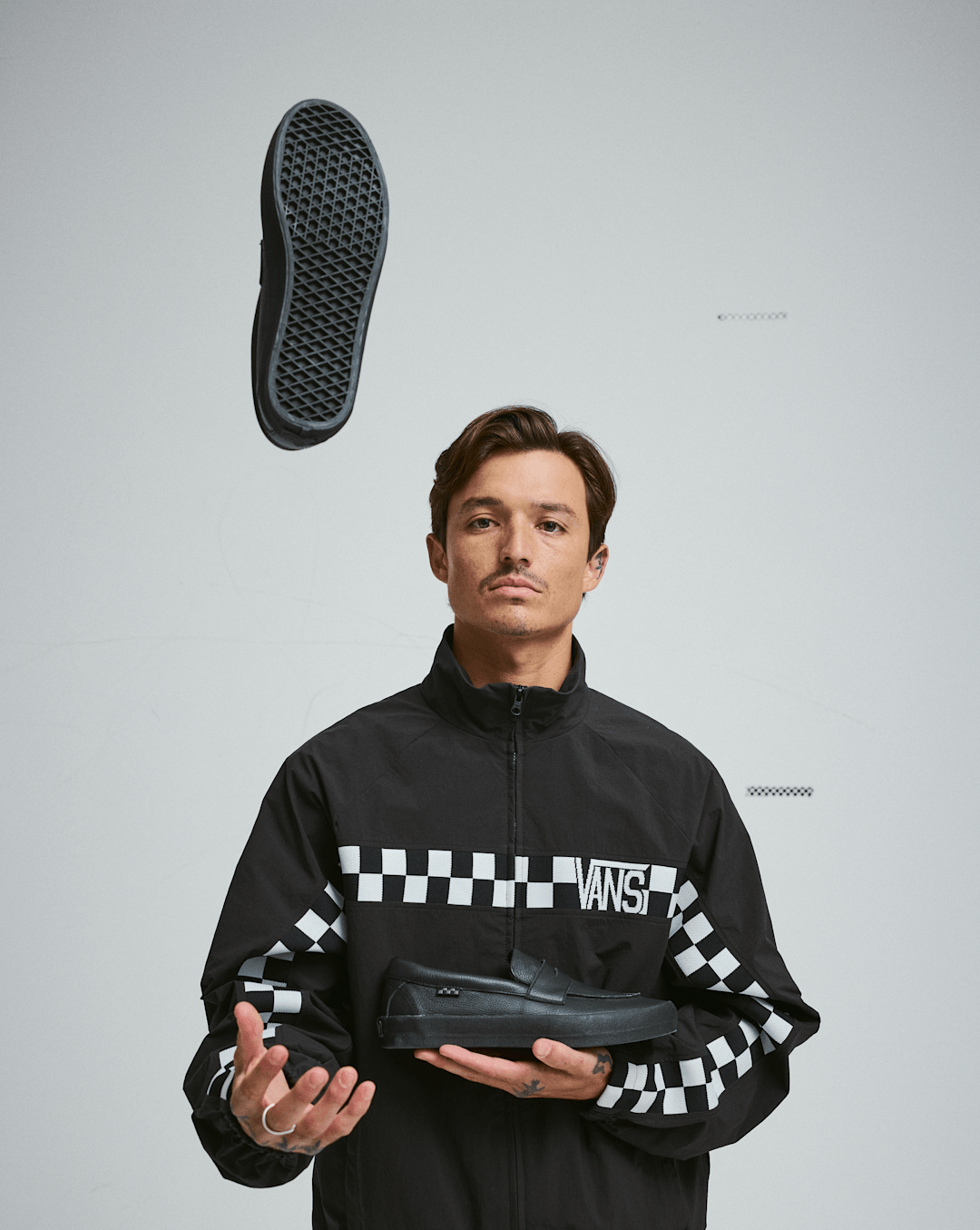Vans Skate Loafer Shoe in Black
