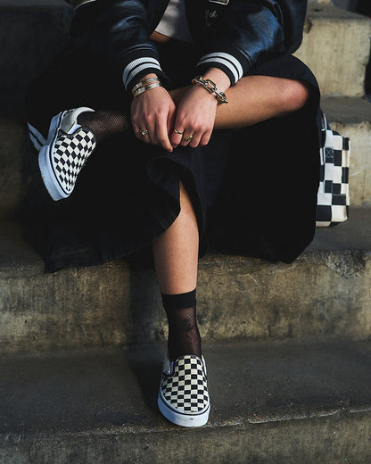 Vans Classic Checkerboard Slip-On Black/White Shoe