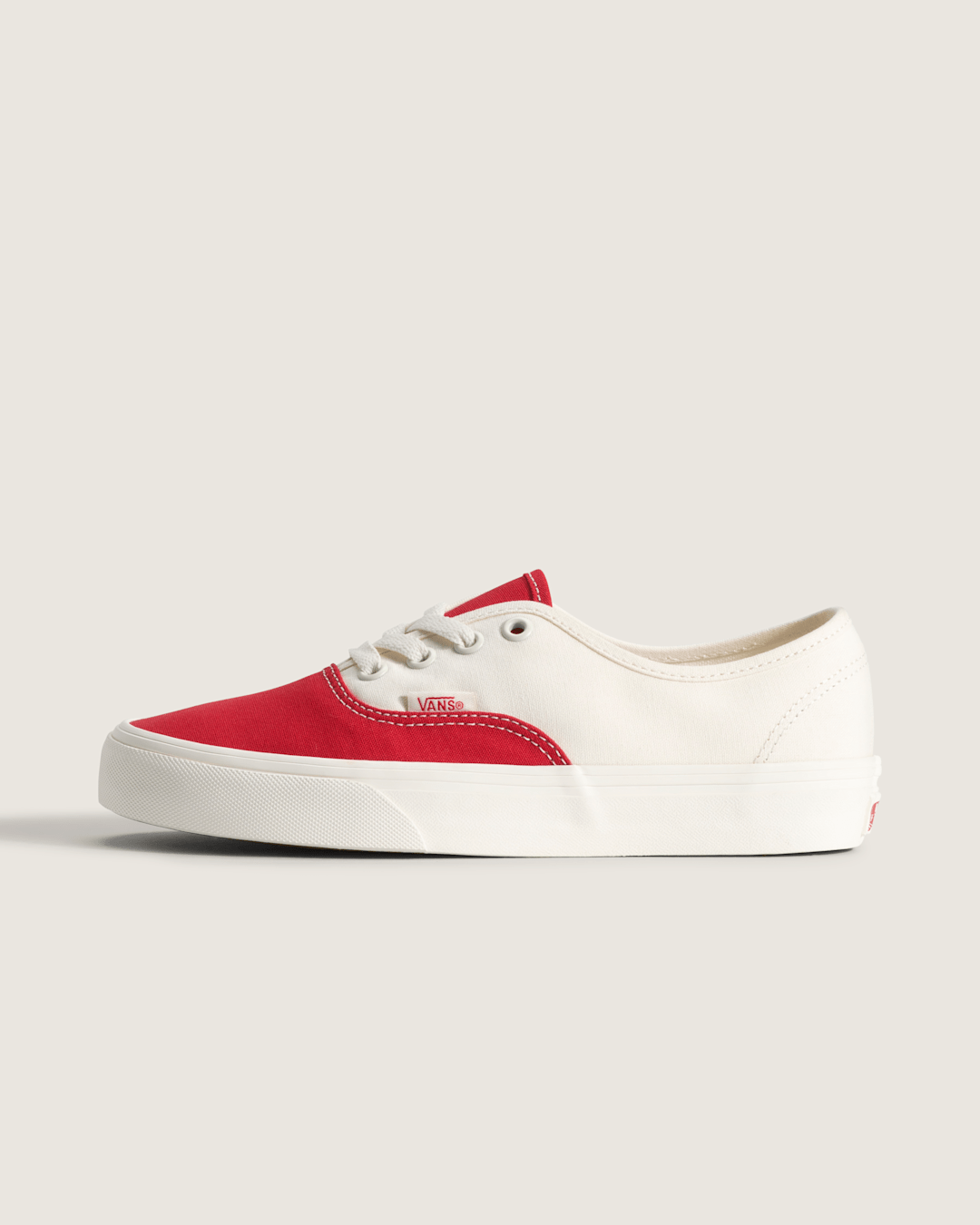 Vans Authentic Shoe in Racing Red