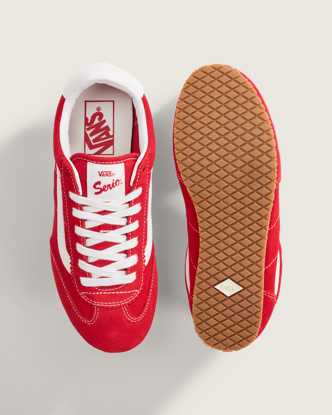 Vans Super Lowpro Shoe in Racing Red