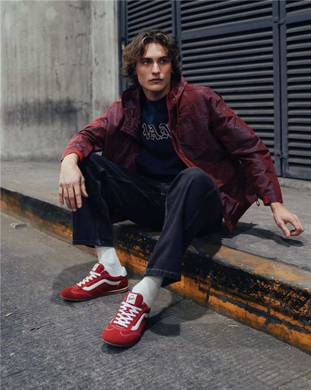 Vans Super Lowpro Shoe in Racing Red