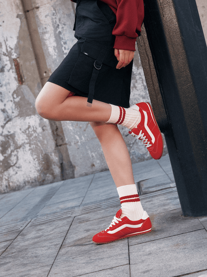 Vans Super Lowpro Shoe in Racing Red