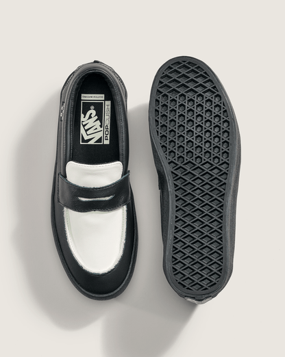 Vans Skate Loafer Shoe in Black / White