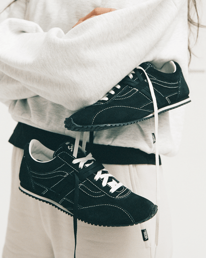 Vans Premium Super Lowpro Trainer in Black
