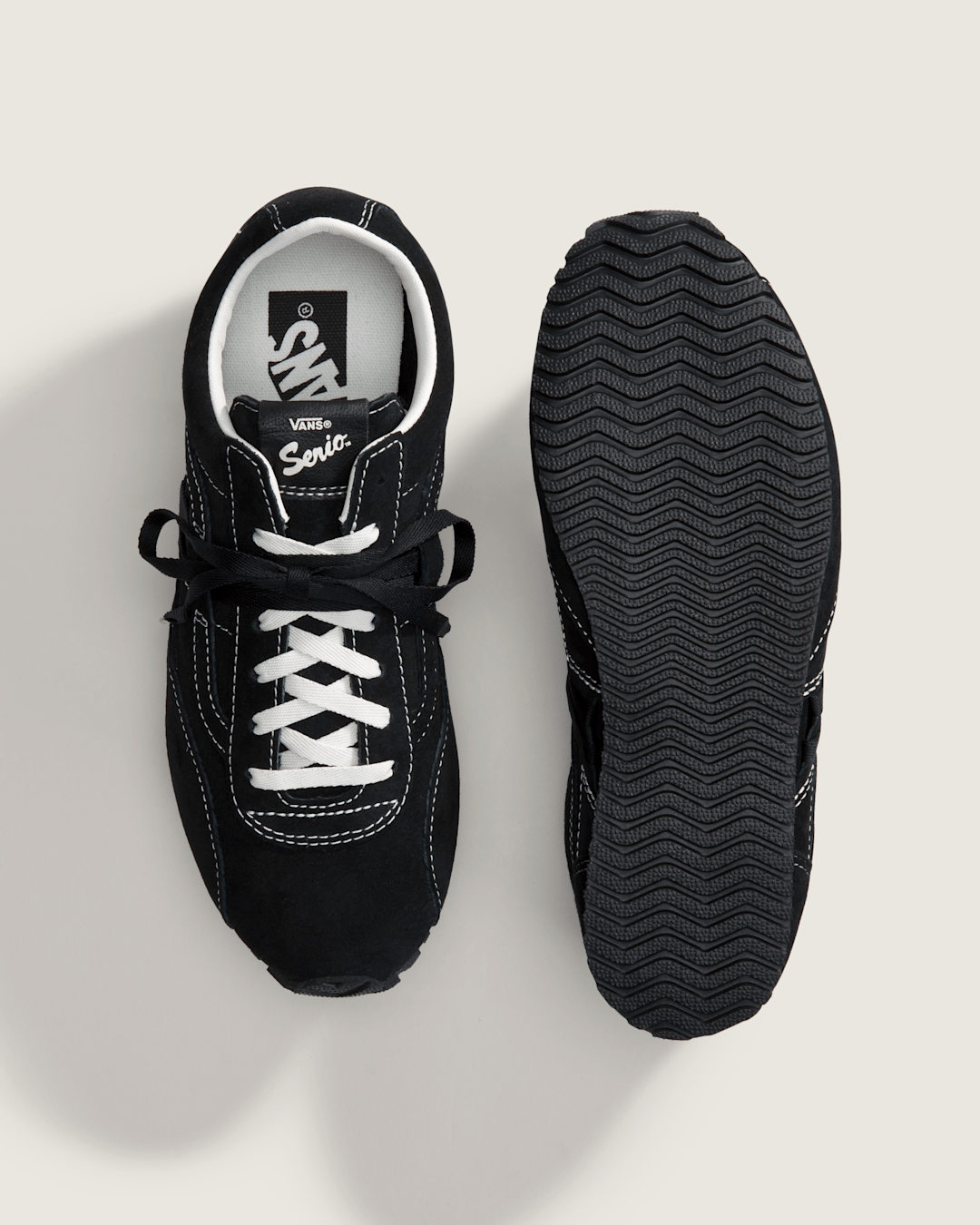 Vans Premium Super Lowpro Trainer in Black