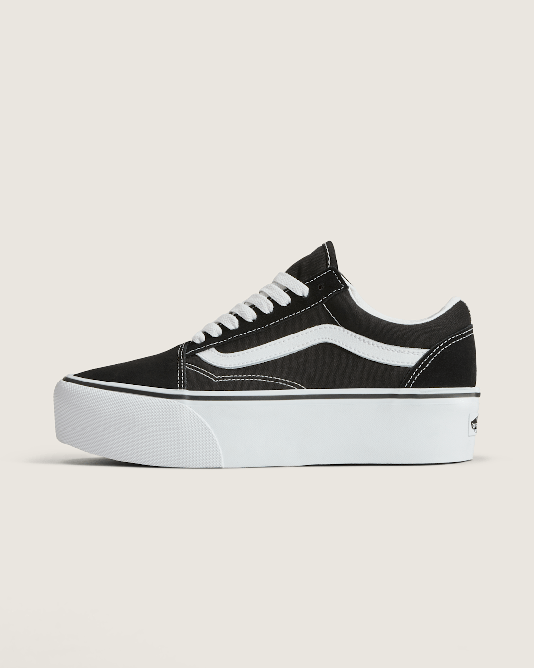 Vans Old Skool Stackform Suede/Canvas Black/True White Shoe