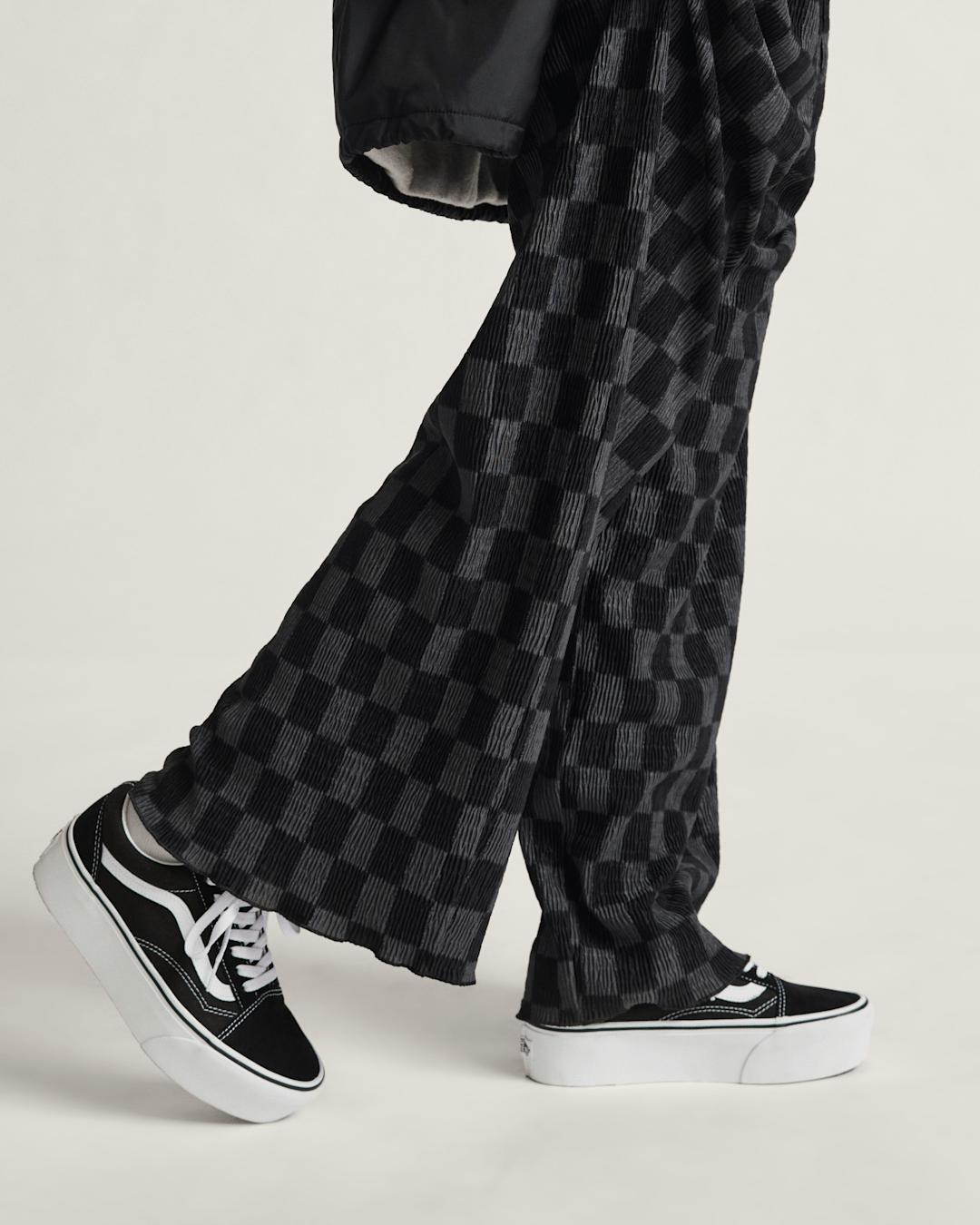 Vans Old Skool Stackform Suede/Canvas Black/True White Shoe