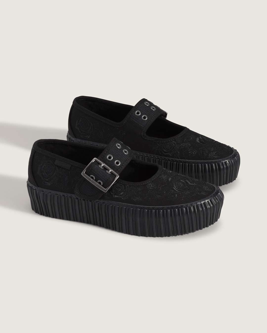 Vans Mary Jane Creeper Shoe in Spooky Black