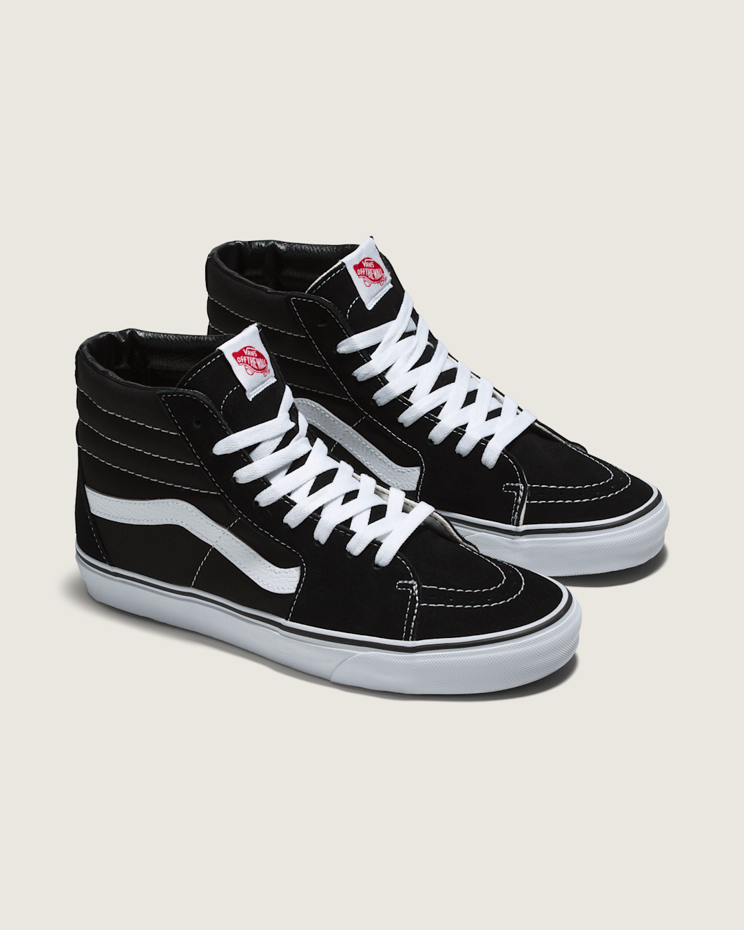 Vans Sk8-Hi Black/Black/White Classics Shoe