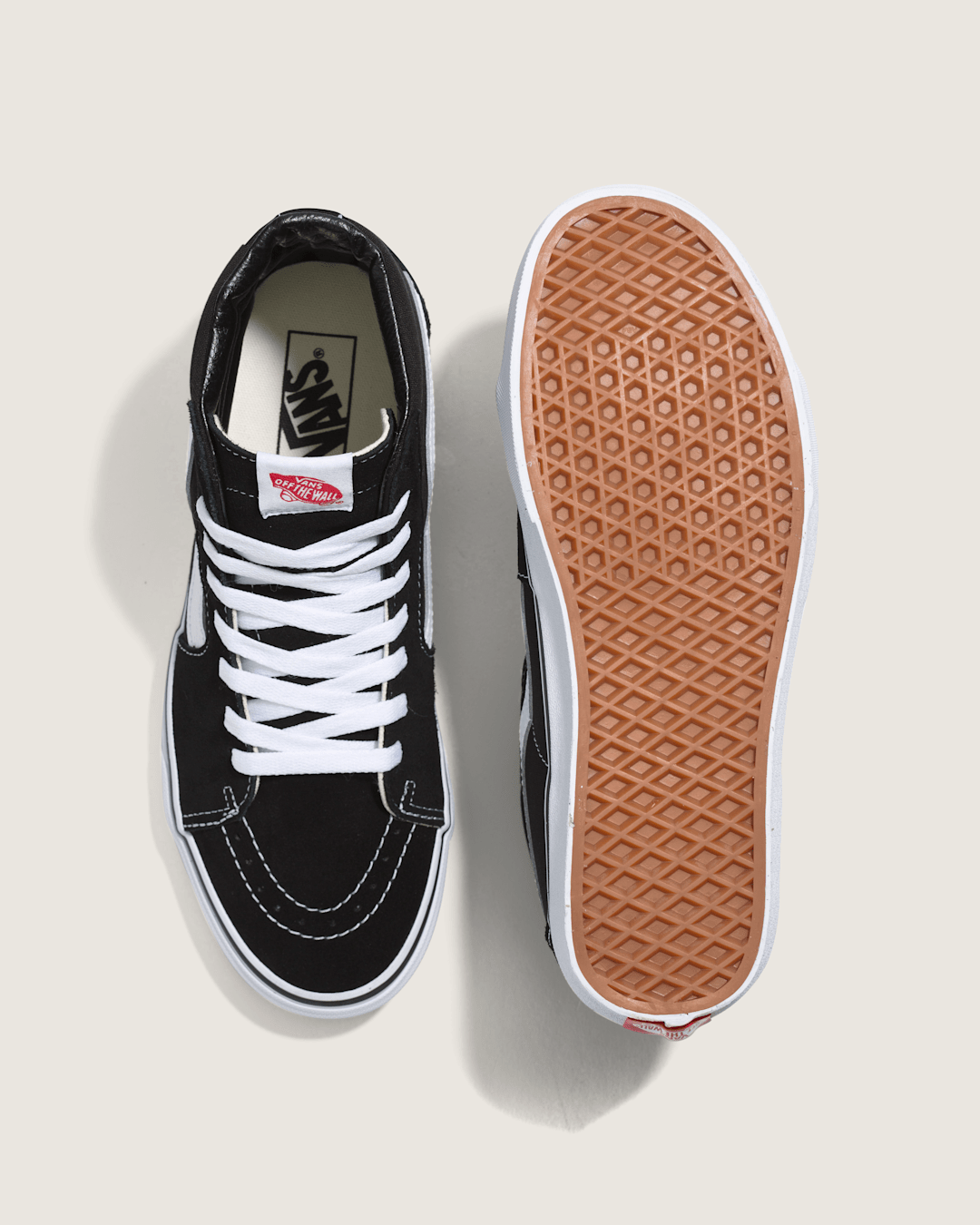 Vans Sk8-Hi Black/Black/White Classics Shoe