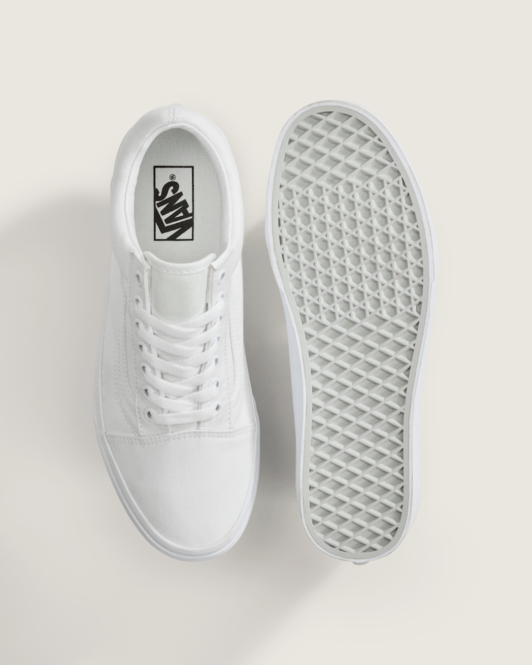 Vans Old Skool True White Classics Shoe