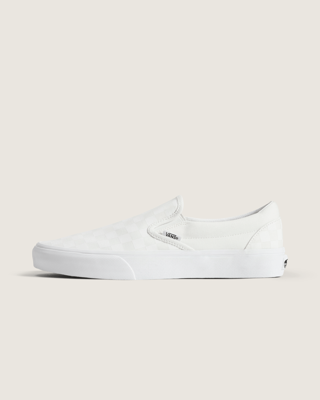 Vans Classic Checkerboard Slip-On True White/True White Classics Shoe