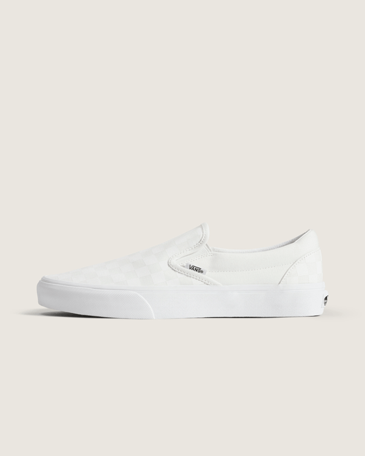 Vans Classic Checkerboard Slip-On True White/True White Classics Shoe