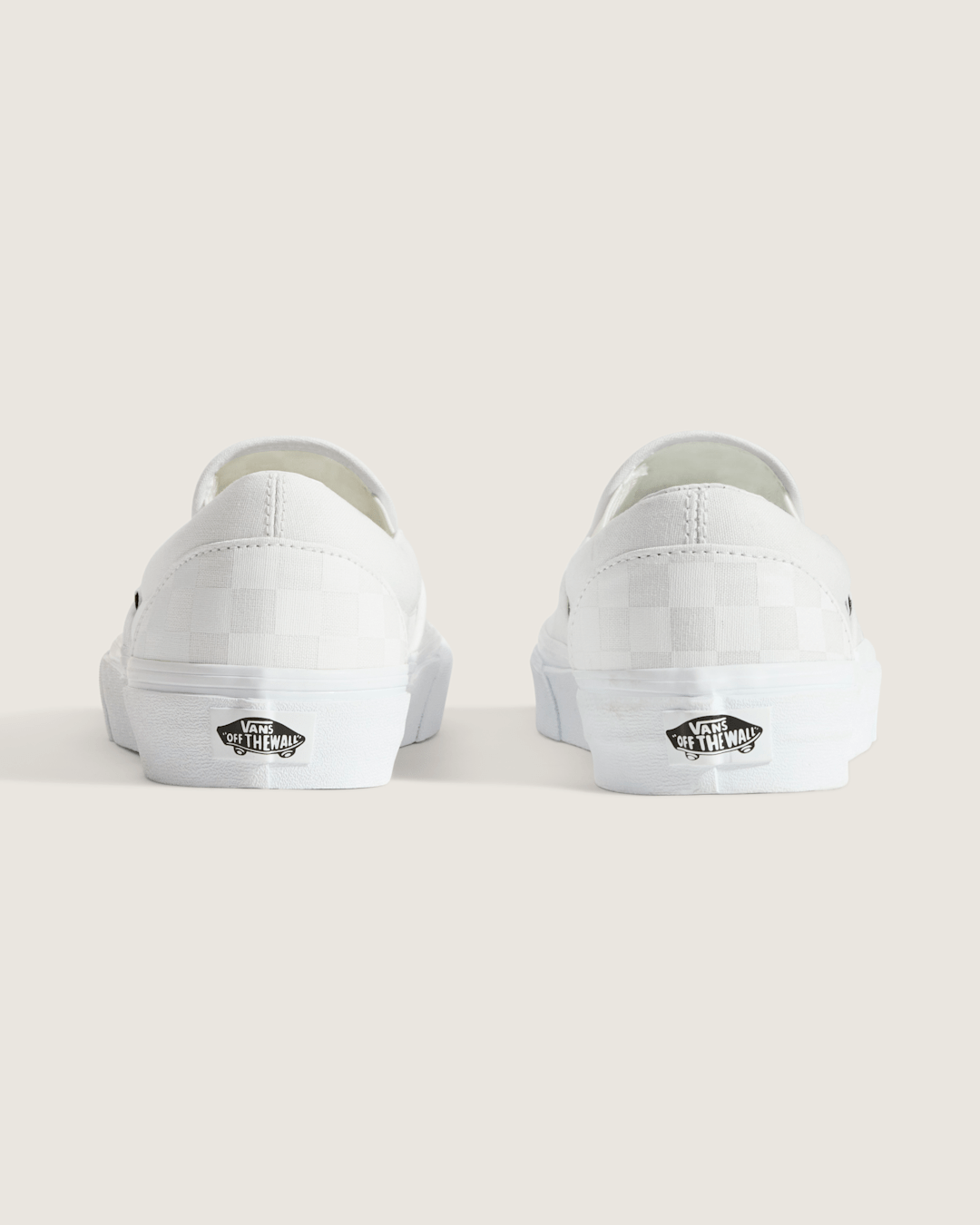 Vans Classic Checkerboard Slip-On True White/True White Classics Shoe