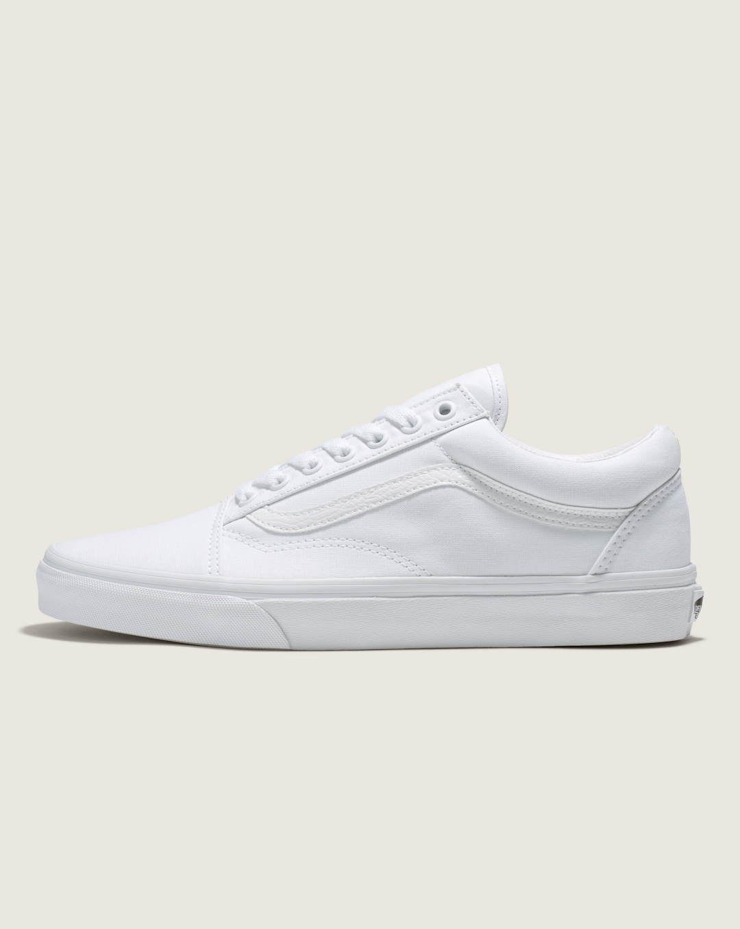 Vans Old Skool Wide Canvas True White Classics Shoe