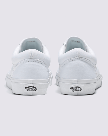 Vans Old Skool Wide Canvas True White Classics Shoe