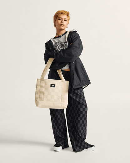 Vans Pergs Midi Tote Bag in Oatmeal Beige