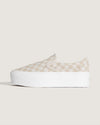 Checkerboard Mushroom Brown / Marshmallow White