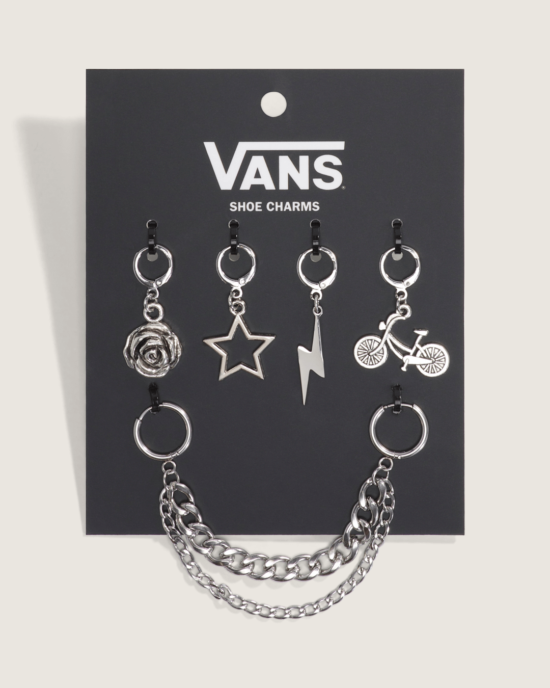 Vans Vans Bold and Bloom Shoe Charm Set in Grey