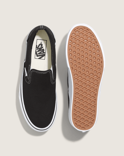 Vans Classic Slip-On Platform Shoe in Black / True White