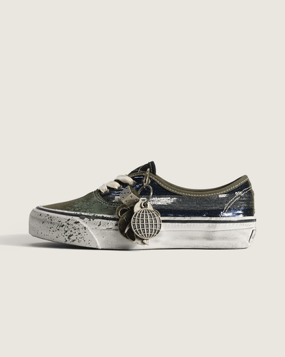 Vans Premium Authentic "Charms" Shoe in Green / Blue
