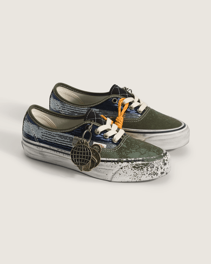 Vans Premium Authentic "Charms" Shoe in Green / Blue