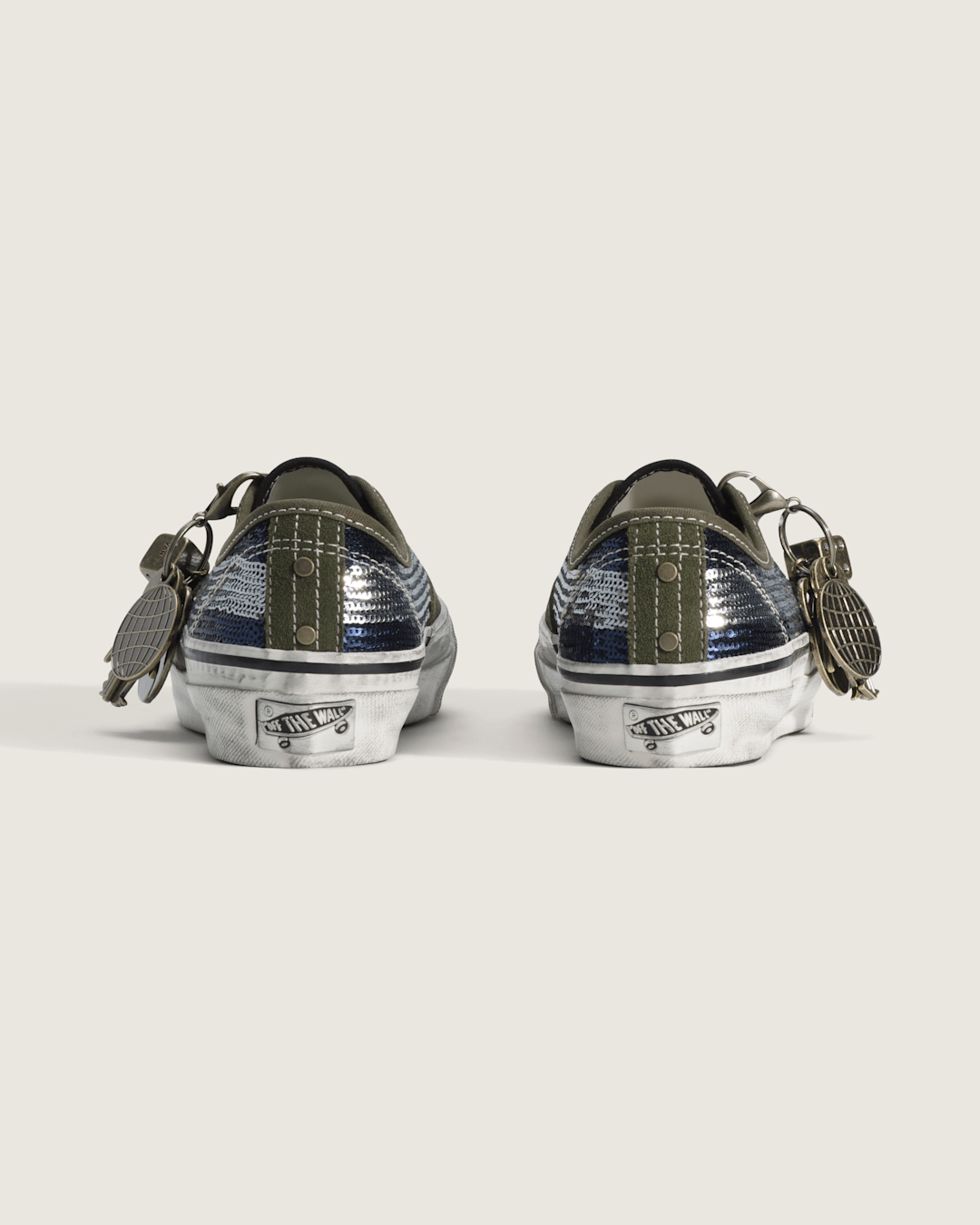 Vans Premium Authentic "Charms" Shoe in Green / Blue