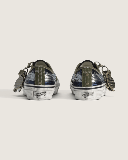 Vans Premium Authentic "Charms" Shoe in Green / Blue