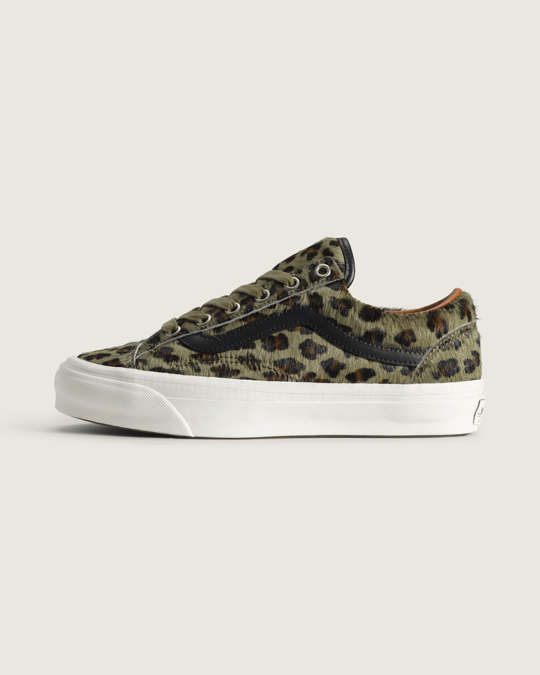 Vans Premium Old Skool 36 Shoe in Cheetah Olive Green