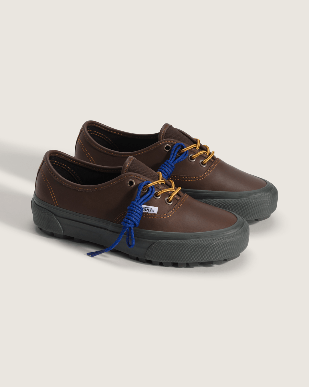 Vans Premium Authentic V-Lug Shoe in Potting Soil Brown