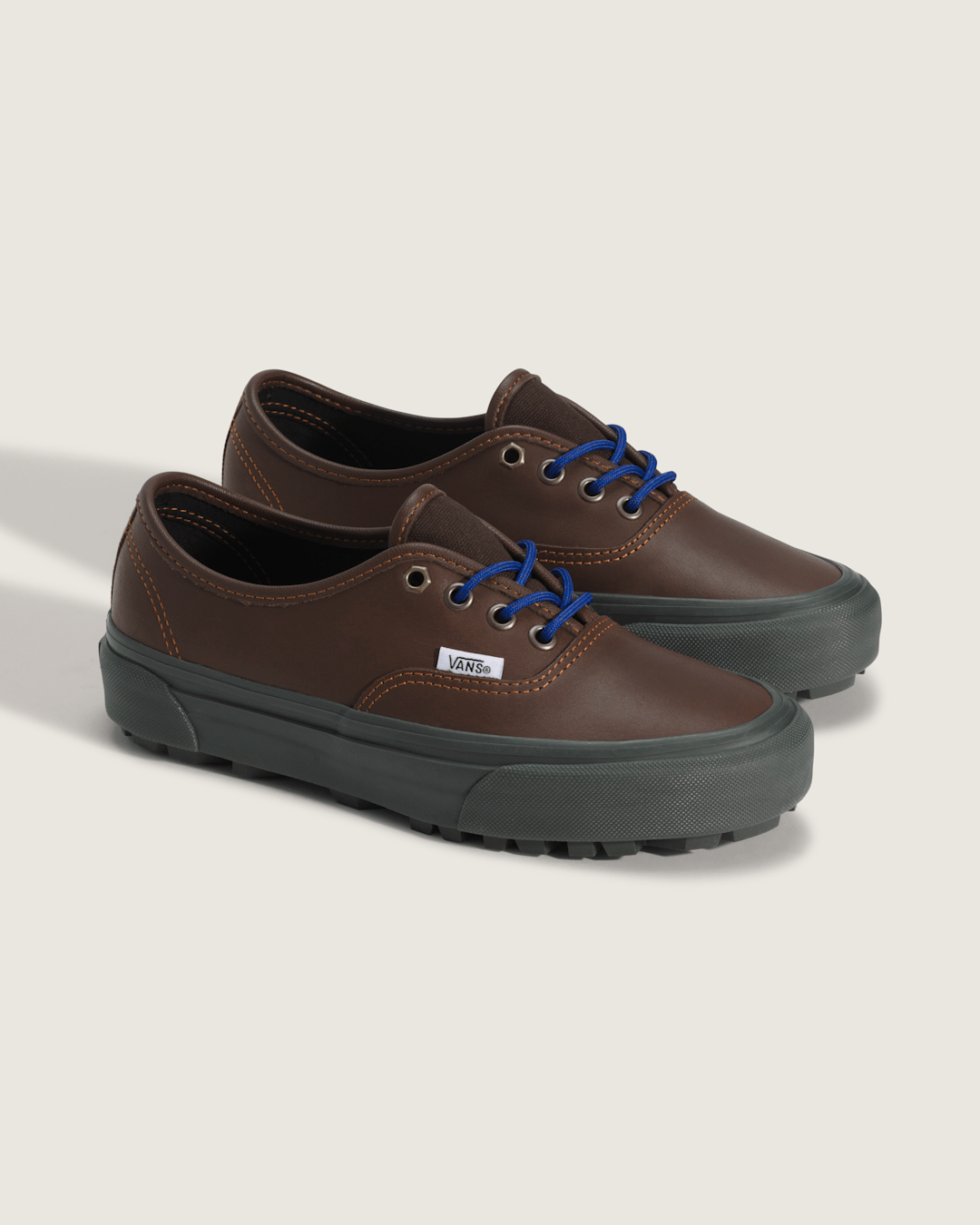 Vans Premium Authentic V-Lug Shoe in Potting Soil Brown