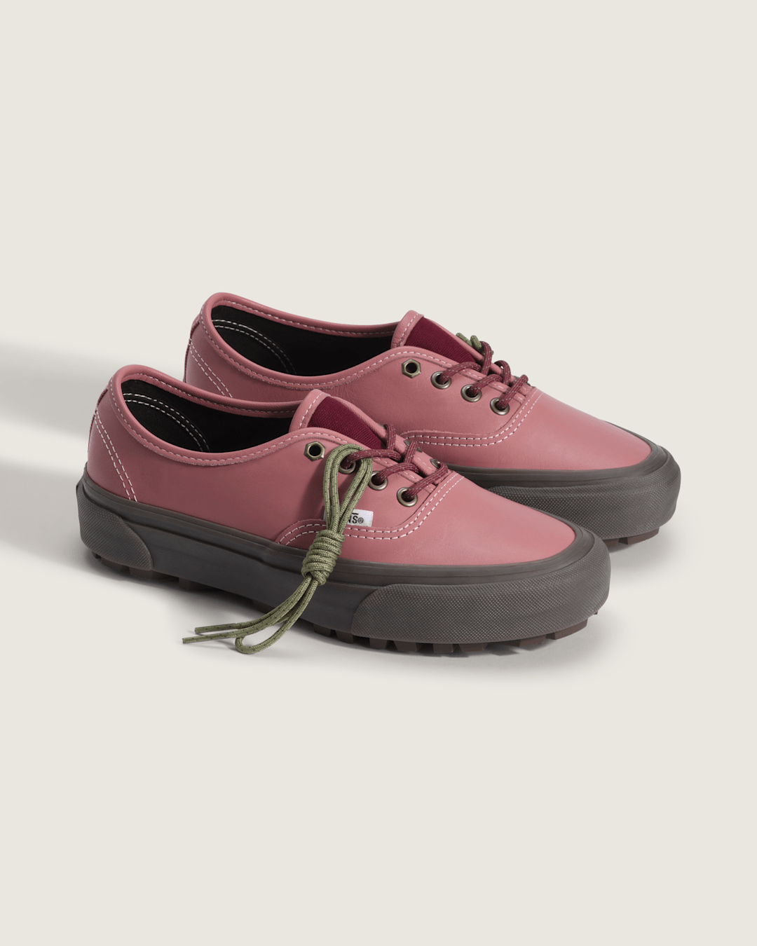 Vans Premium Authentic V-Lug Shoe in Dusty Rose Pink